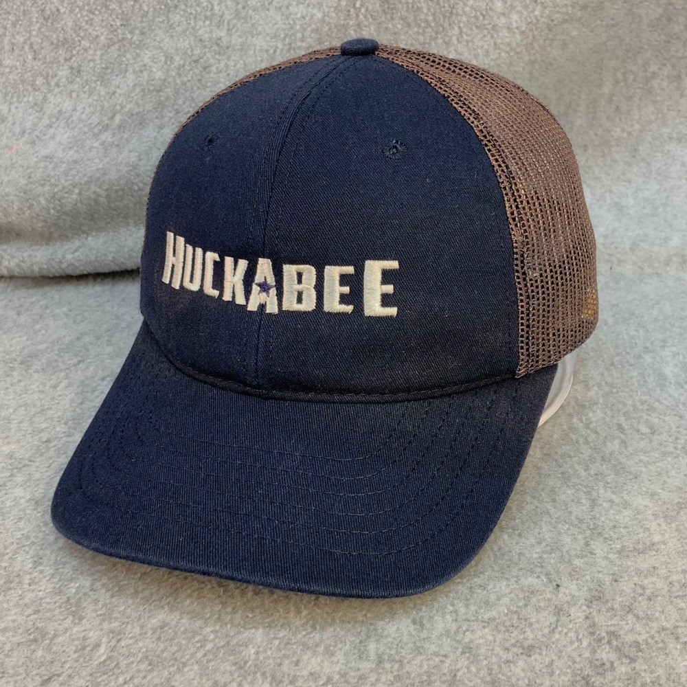 Huckabee Logo Unisex Navy Blue Classic Caps Trucker Hat Snapback USA OSFM